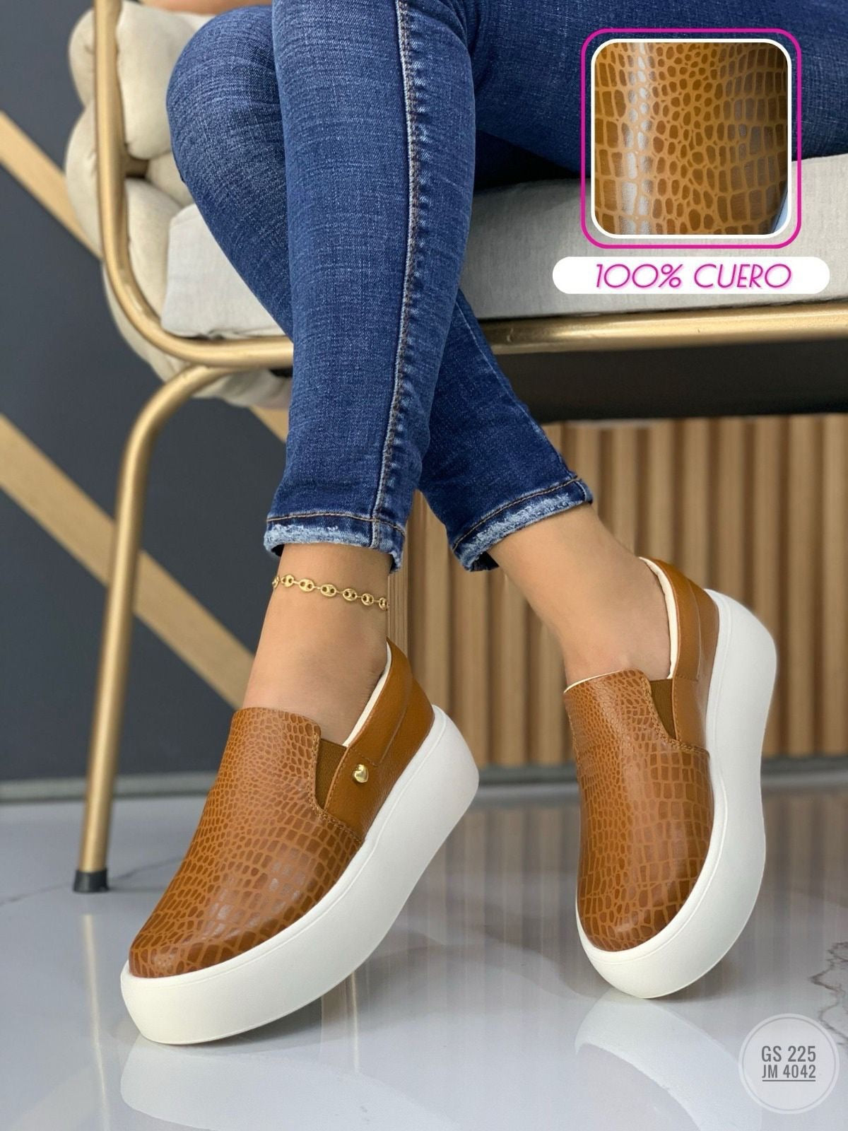 Babucha de Cuero