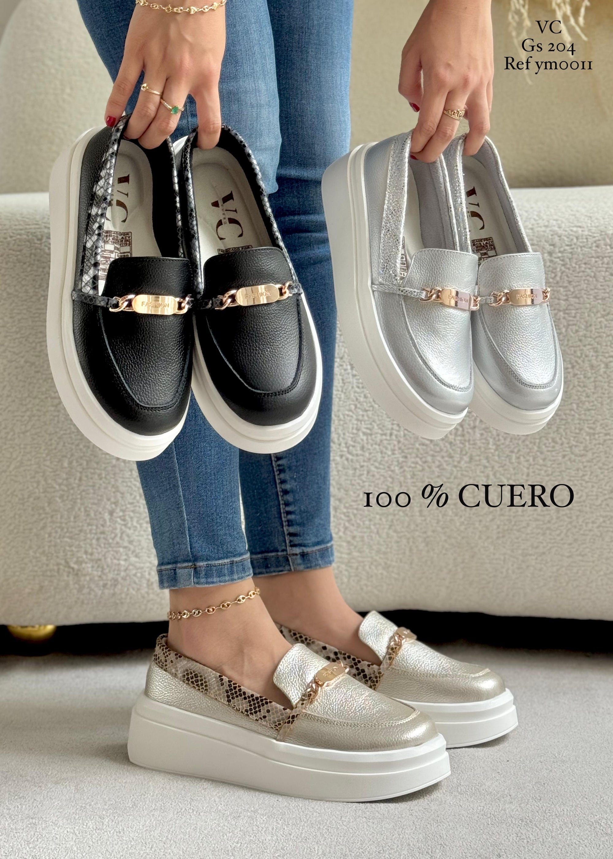 Mocasin Cuero