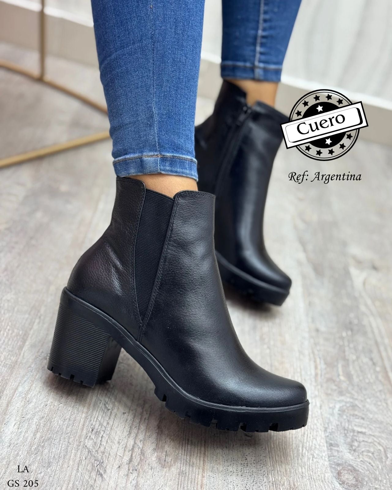 Bota de Cuero