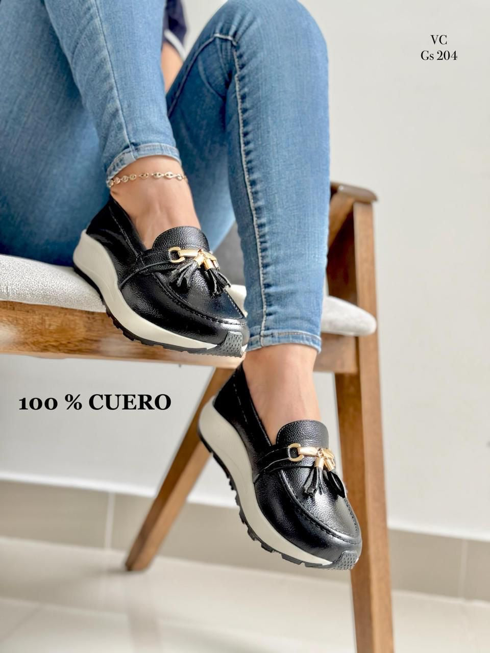 Mocasin Cuero
