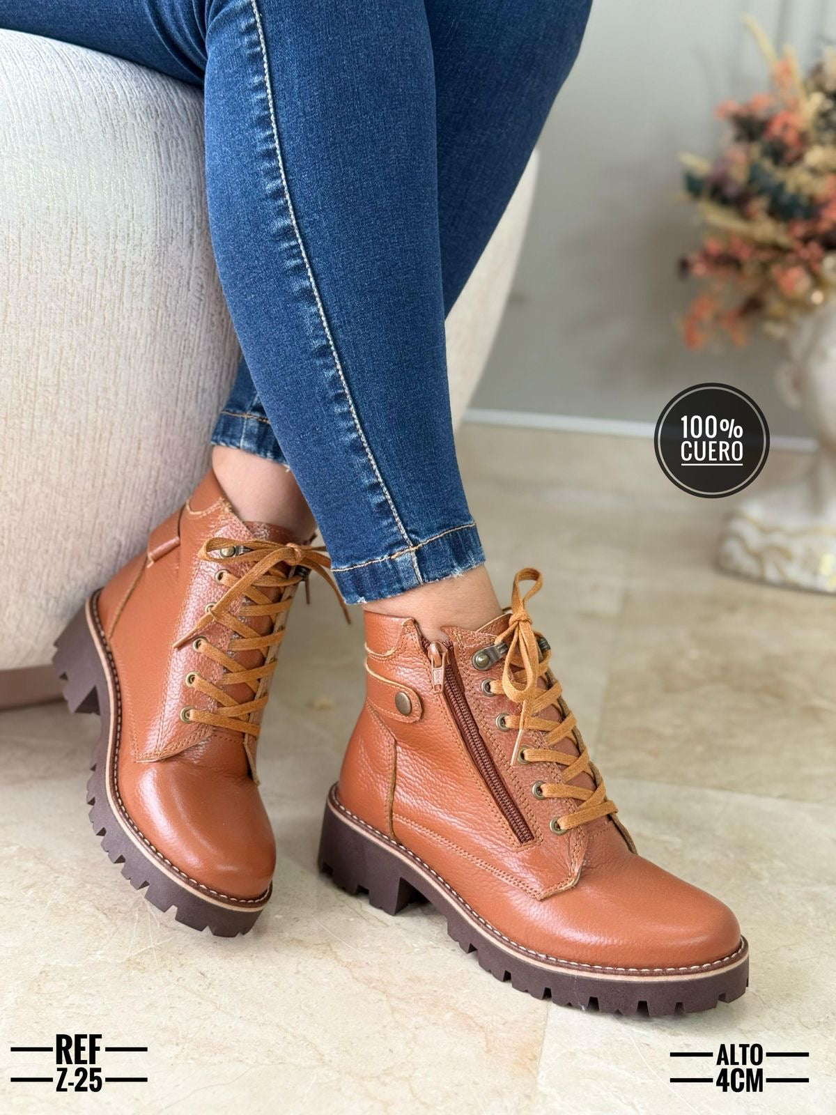Bota de Cuero