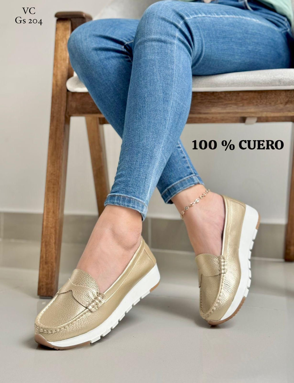 Mocasin Cuero