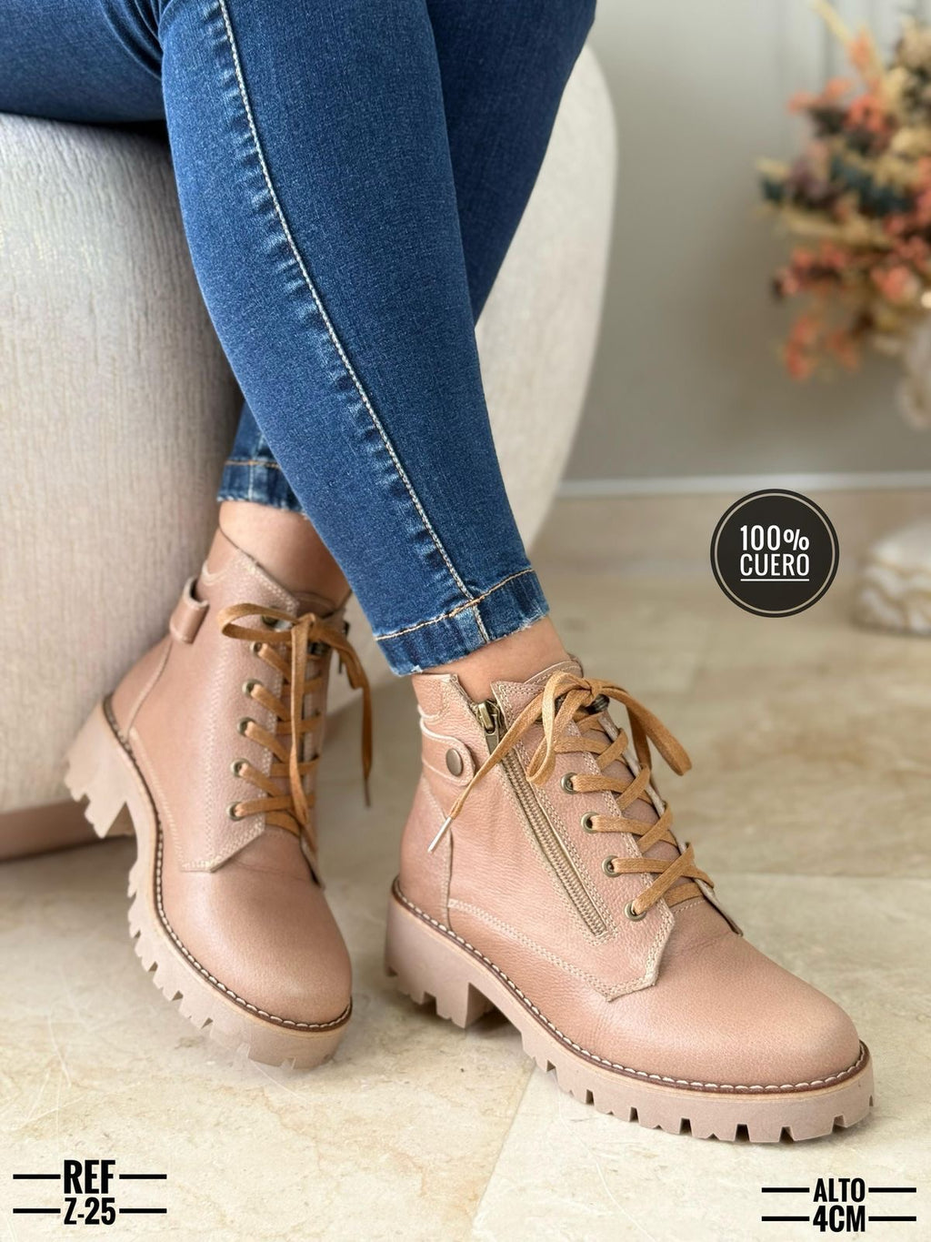 Bota de Cuero