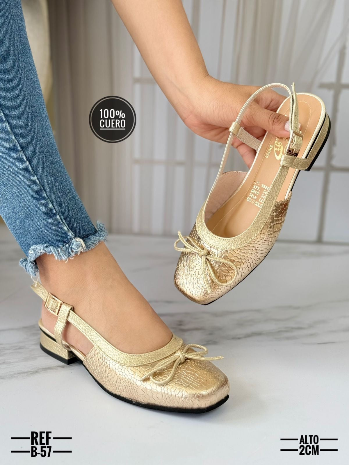 Cuero Zapatilla