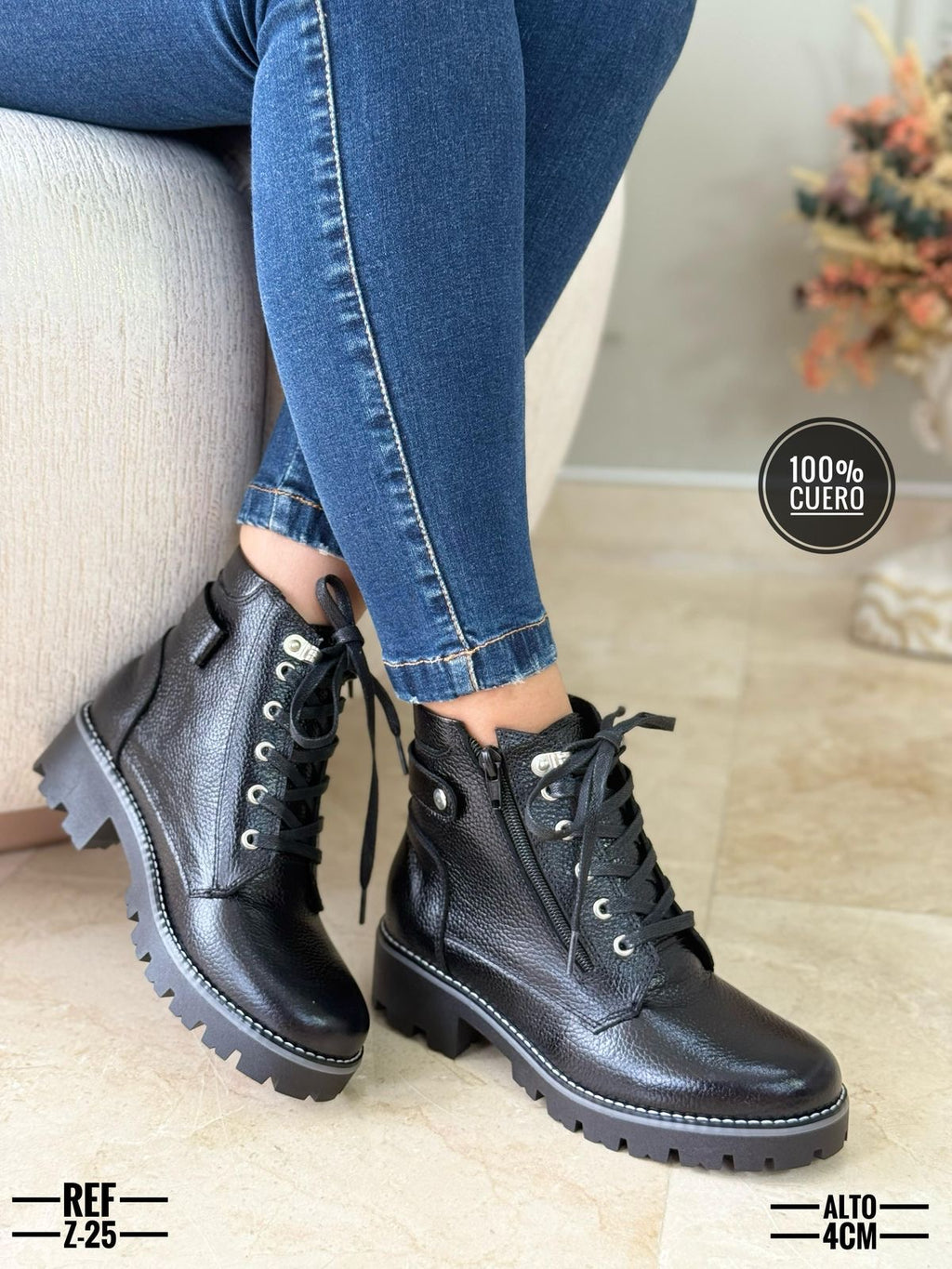 Bota de Cuero