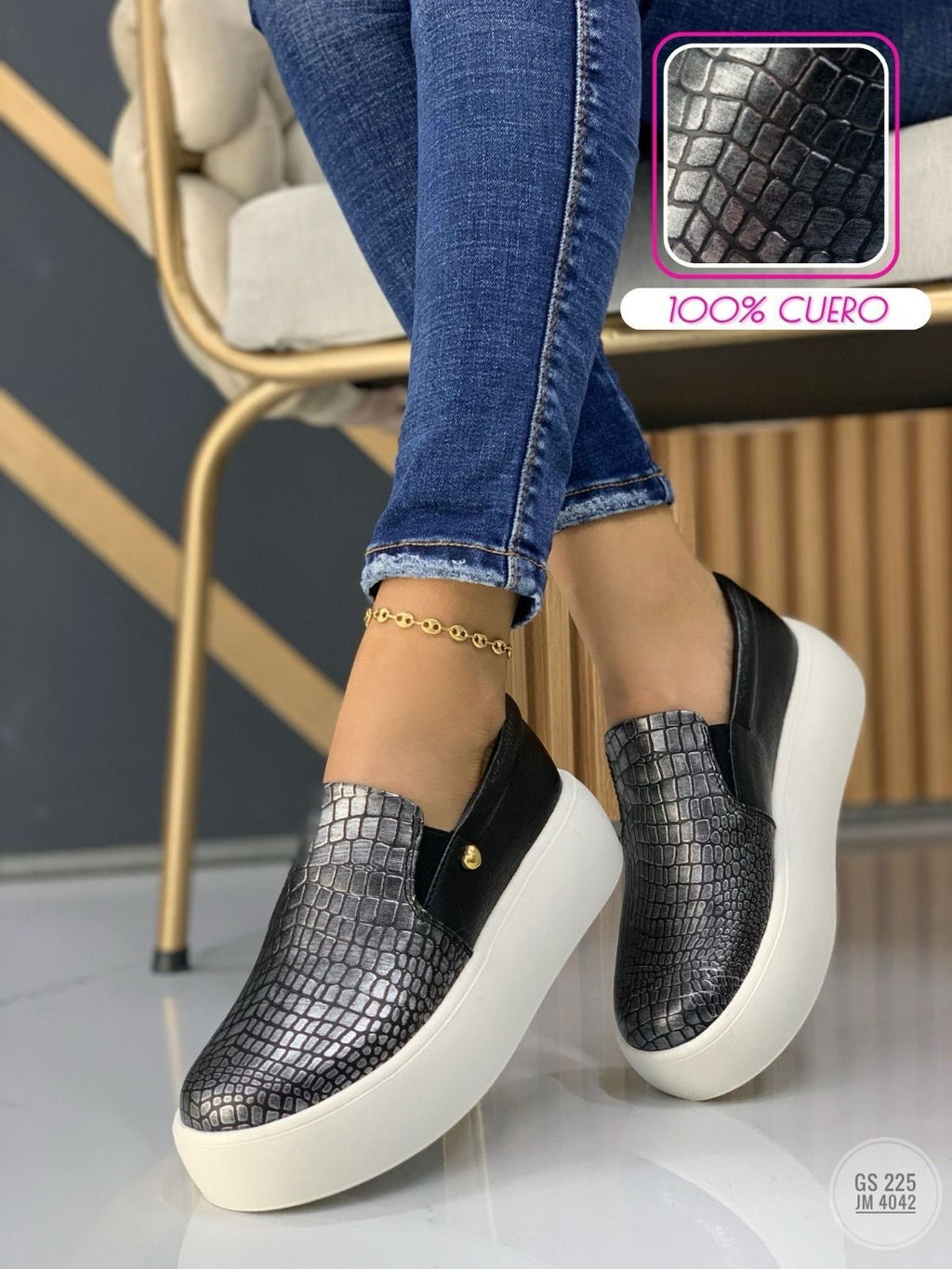 Babucha de Cuero
