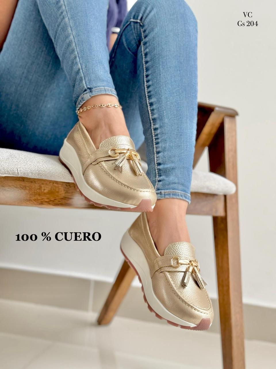 Mocasin Cuero