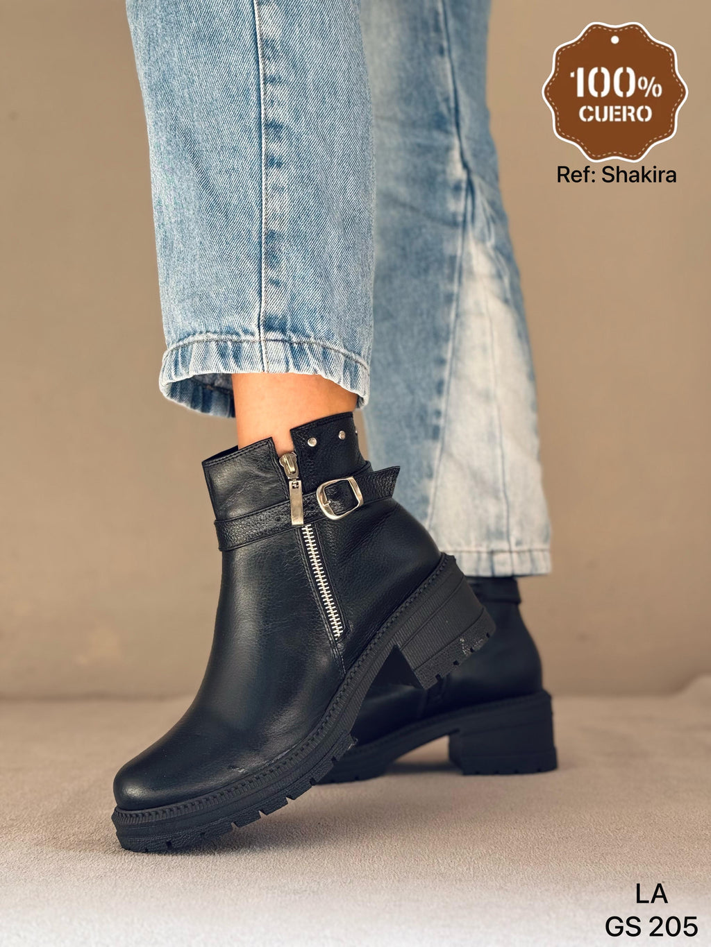Bota de Cuero