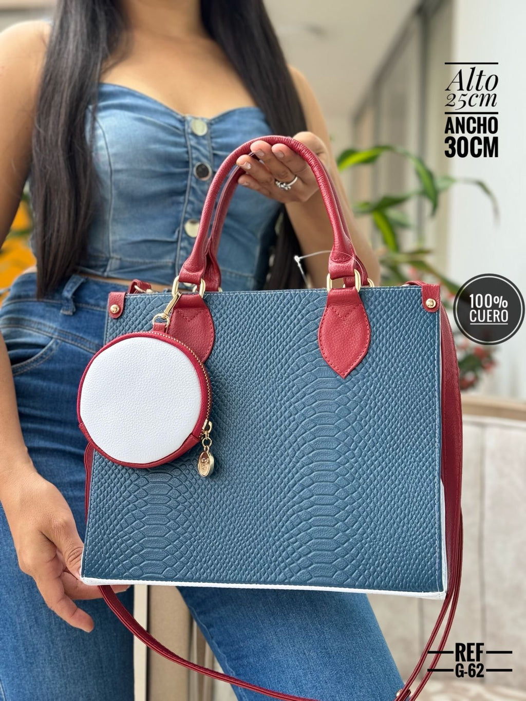 Cartera Cuero