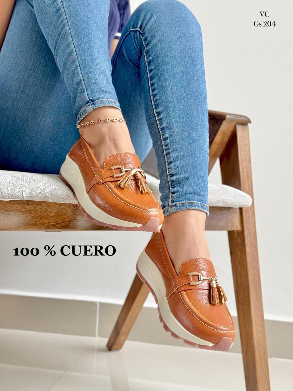 Mocasin Cuero