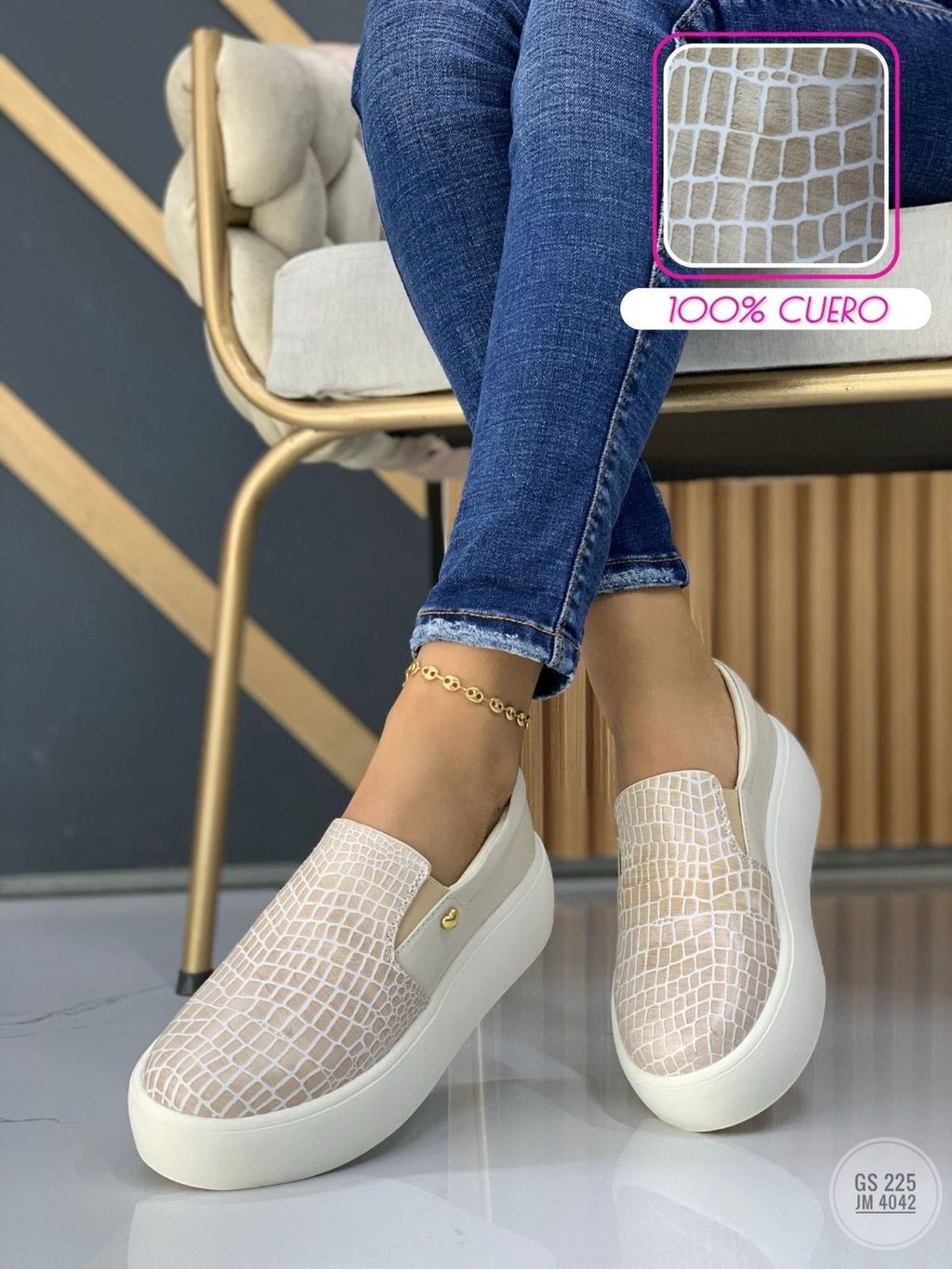 Babucha de Cuero