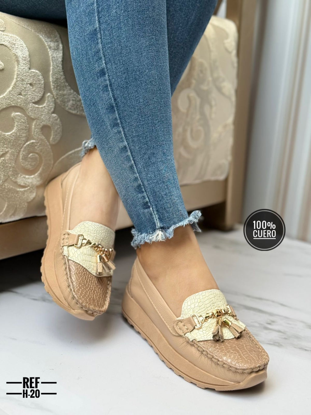 Mocasin Cuero