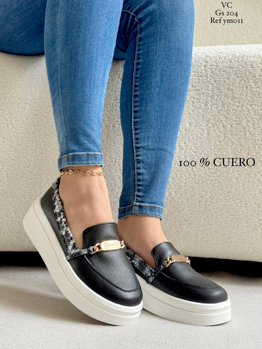 Mocasin Cuero