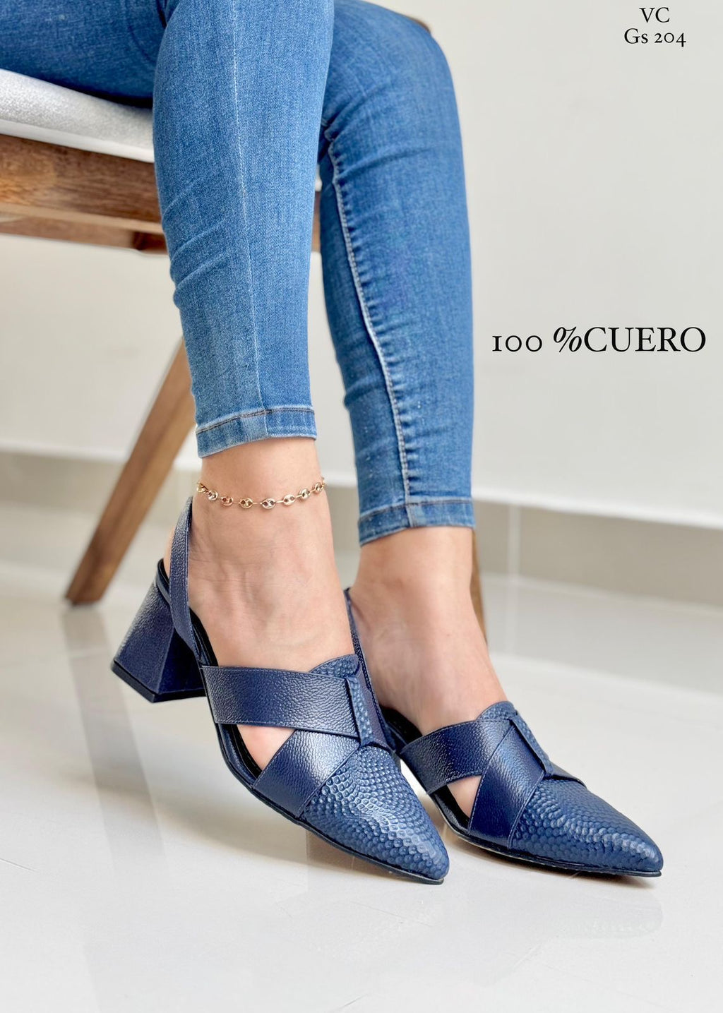 Tacón Cuero